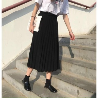 Chân váy xếp ly dáng dài cực đẹp ( hàng loại 1)