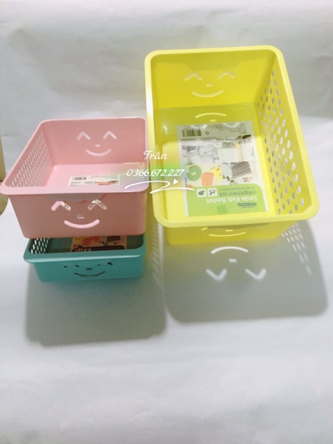 Thùng nhựa Hàn Quốc mặt cười đại ( có size nhỏ)