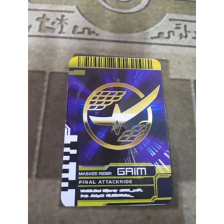 Thẻ bài sưu tầm card in kamen rider Decade đọc được 2 mặt trong Driver Kamen Rider Final attackride Gaim