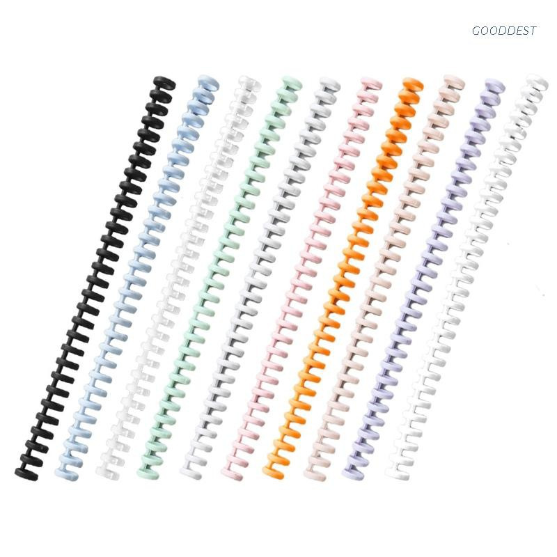 Bộ 10 cái vòng xoắn 30 lỗ kẹp sổ giấy rời khổ A4