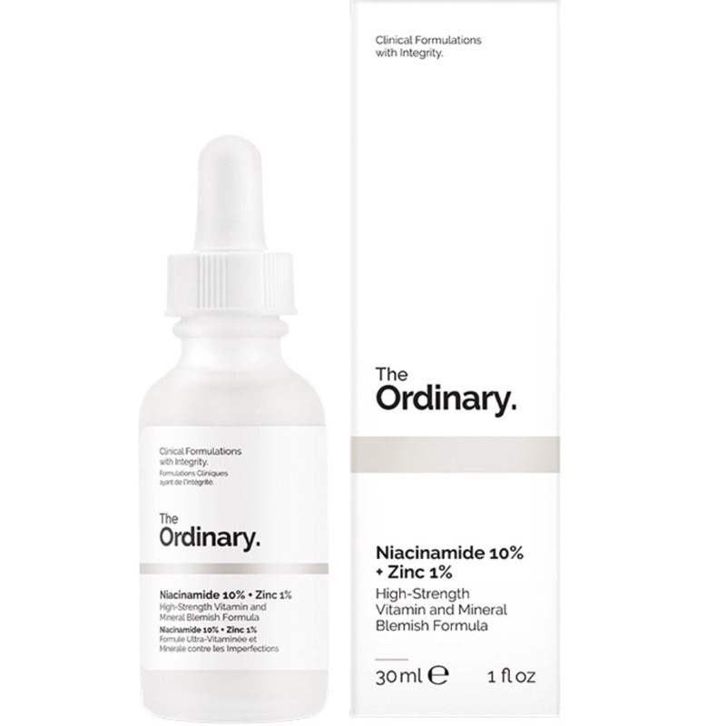 Serum The Ordinary Niacinamide 10% + Zinc 1% chính hãng