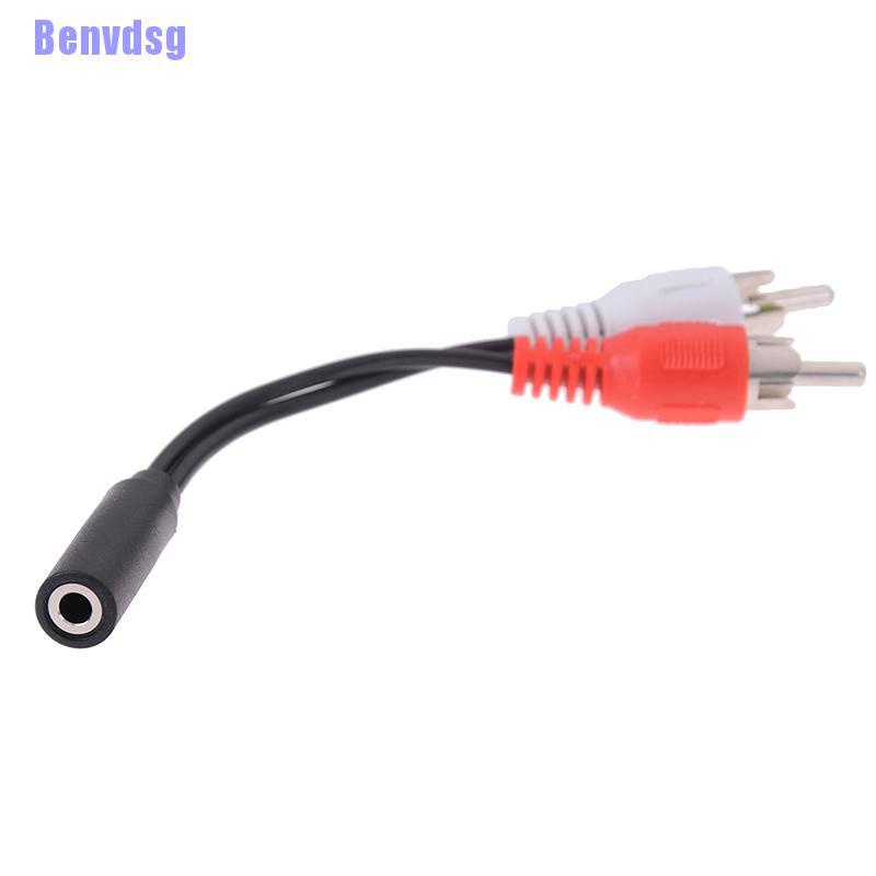 Cáp Chuyển Đổi Âm Thanh 2 Trong 1 Từ 3.5mm Sang 2rca Chuyên Dụng