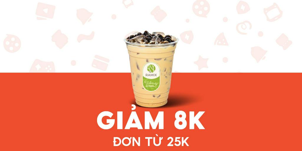 - Tiệm Rau Má RAMIX - Giảm 8K Trà sữa Ramix