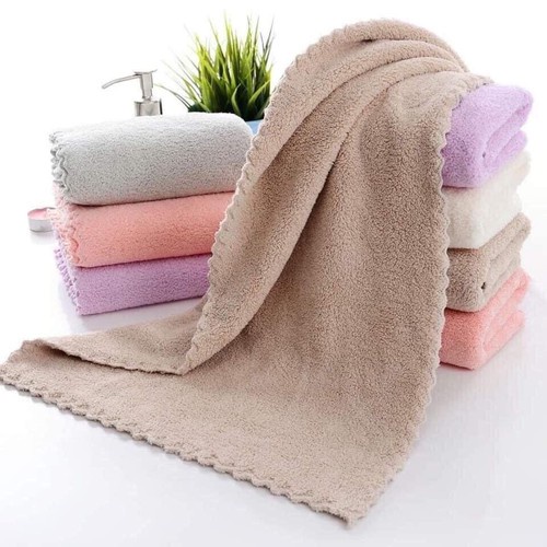 Set 5 khăn mặt Hàn Quốc Khăn lau mặt lông cừu thấm hút nhanh siêu mềm mịn nthinhuy01