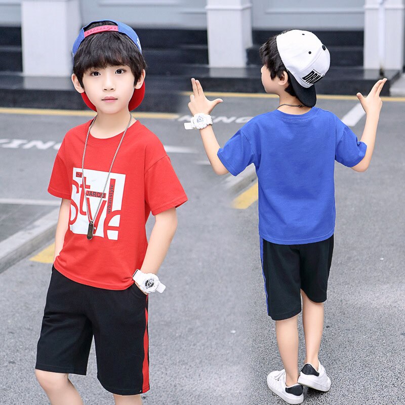 Bộ ÁO Thun + QuầN NgắN Thể Thao Cho Bé Trai (5-12 TuổI)