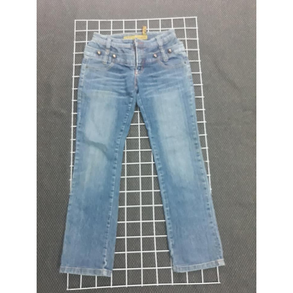 Quần jeans nữ 2 lưng dáng xinh xinh