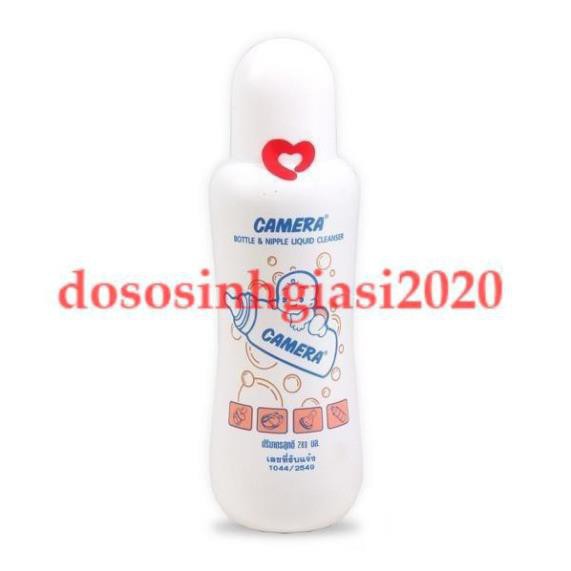 [🧧Đồ sơ sinh giá sỉ và ăn vặt Trúc Babi🧧]Bình súc sữa-Nước Rửa Bình Sữa Và Núm Vú Camera(500ml)