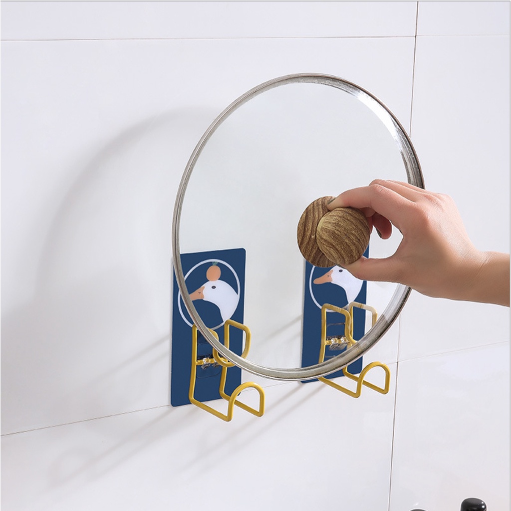 Móc Treo Thau, Chậu, bàn chải đồ dùng Nhà Bếp Bằng Inox đa năng siêu bền