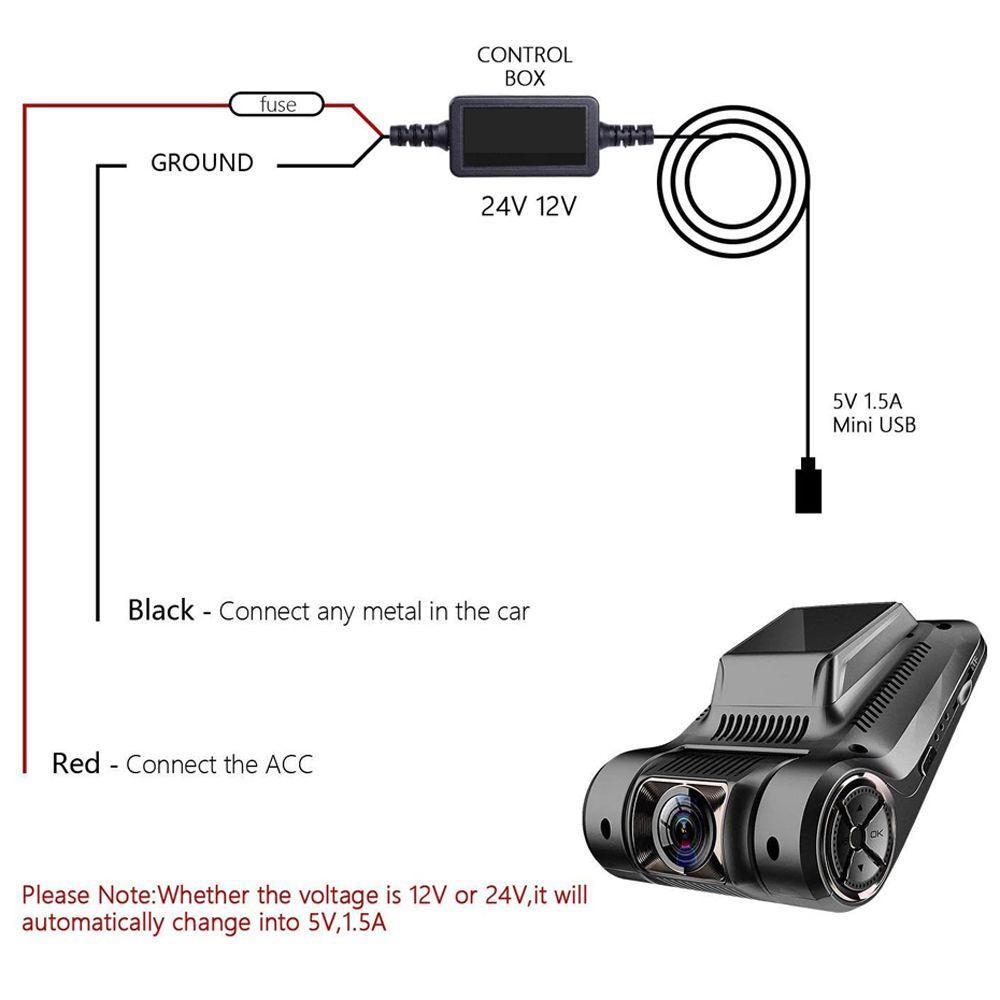 Dây Cáp Sạc Camera Hành Trình Ô Tô 3.2m DARNELL