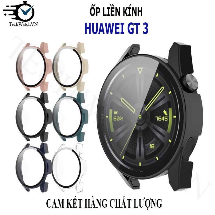 ốp liền kính cho đồng hô thông minh Huawei GT 3 42mm - 46 mm