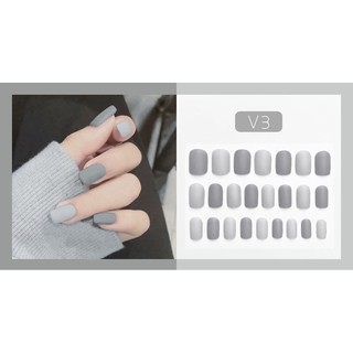 Móng Tay Giả Màu Mờ (V1-V8)