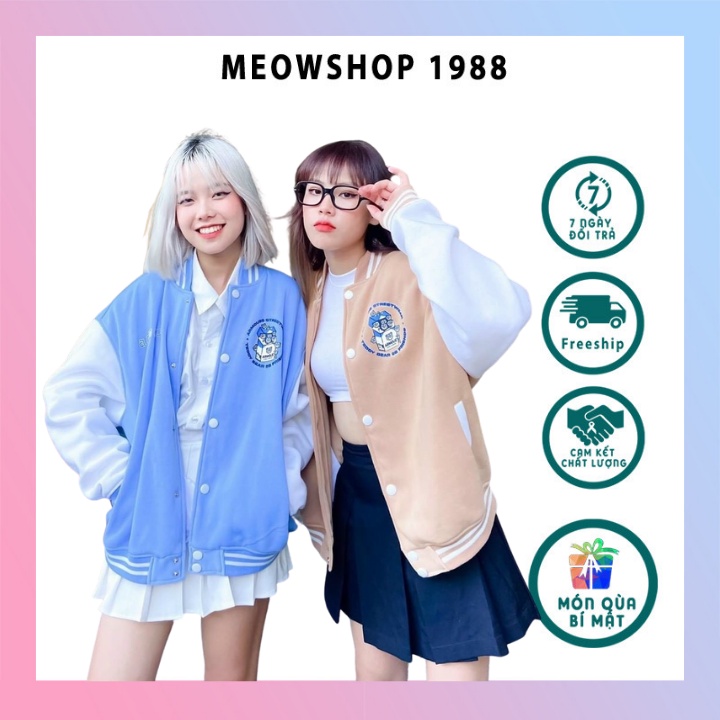 Áo khoác Cardigan thun nỉ logo ARMOUS siêu cute