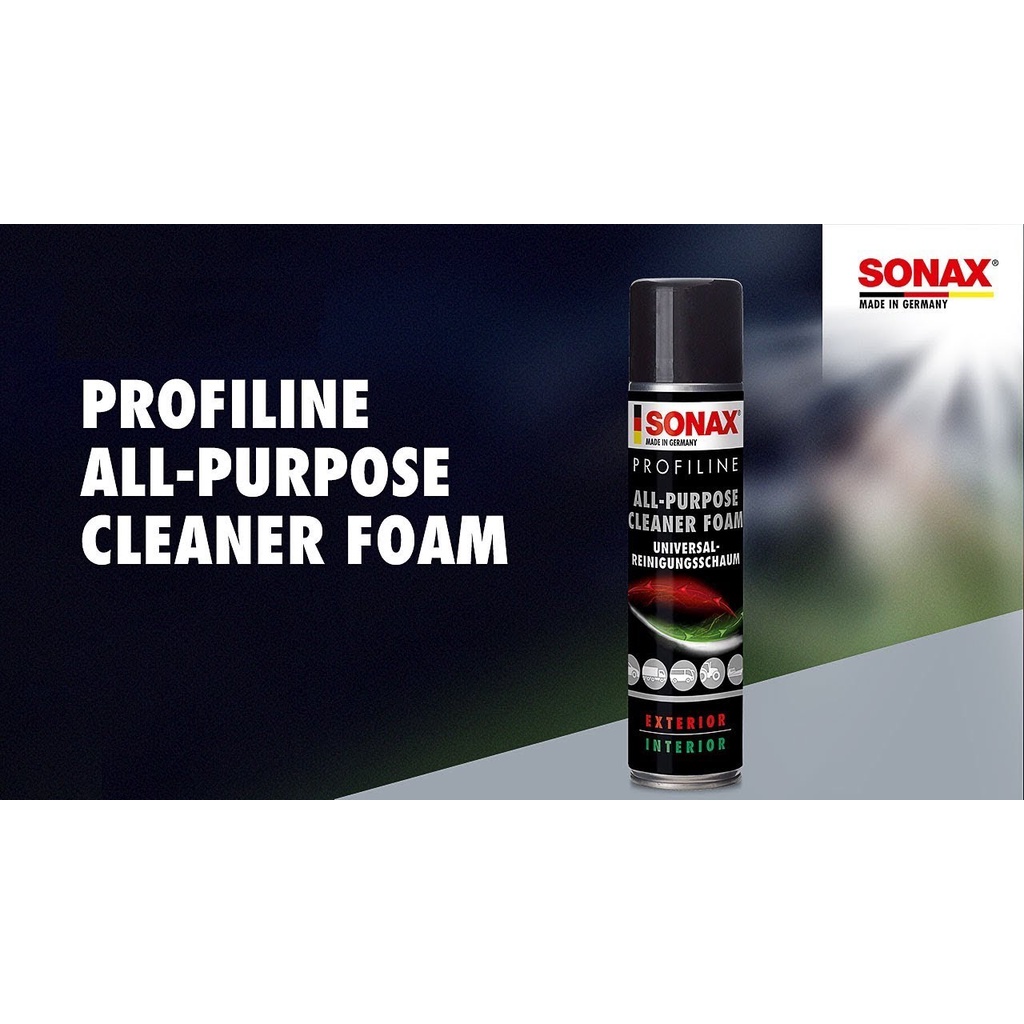 Bọt vệ sinh đa năng nội ngoại thất Sonax Profiline All Purpose Cleaner Foam 400ml