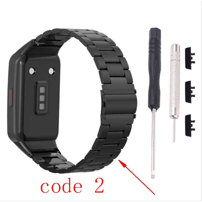 Dây Đeo Inox Cho Đồng Hồ Thông Minh Huawei Honor Band 6