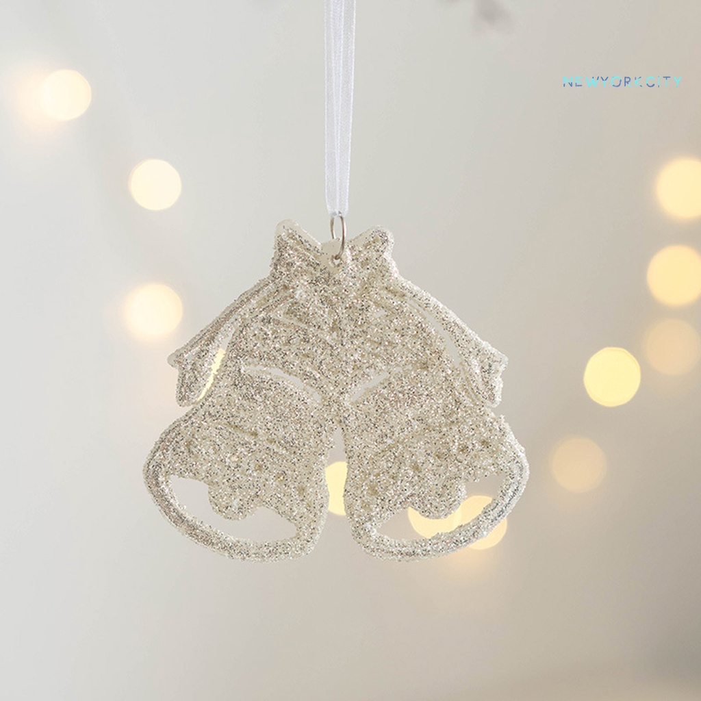 Ny-khăn Mặt Dây Chuyền Giáng Sinh Dễ Dàng Chăm Sóc Chống Biến Dạng Bóng Bắt Mắt Lễ Giáng Sinh Nhỏ Gọn