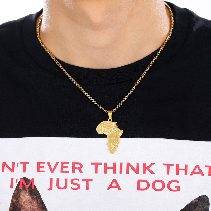 (MớI) Vòng cổ HợP Kim HìNh Đôi MắT Horus ĐộC ĐáO