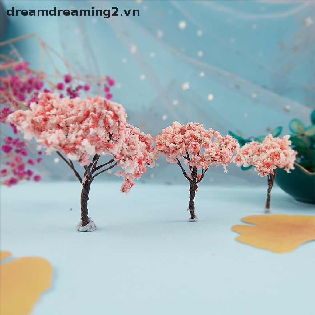 Mô Hình Cây Anh Đào Trang Trí Sân Vườn Xinh Xắn