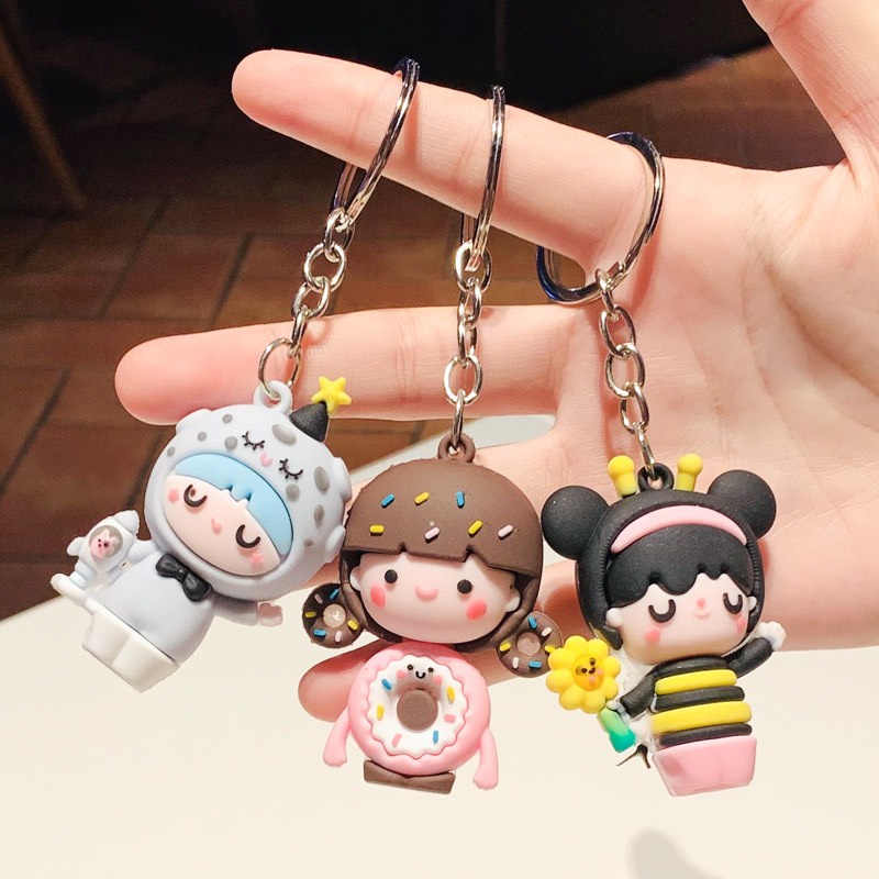 Móc Khoá Hình Em Bé Tiểu Tiên Nhiều Họa Tiết Xinh Xắn/ Charm Size Lớn