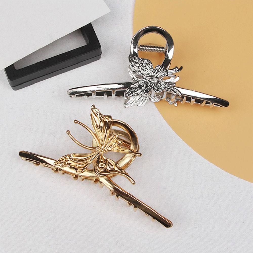 Kẹp Càng Cua Bằng Kim Loại Thanh Lịch Cho Nữ