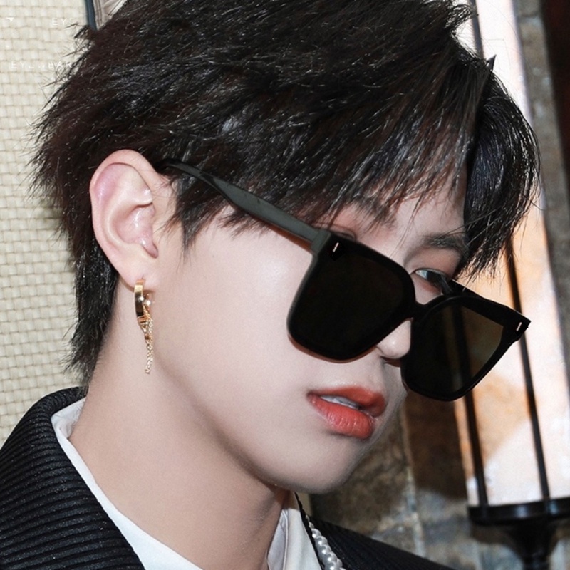 Kính Mát Gọng Vuông Chống Tia Uv400 Thời Trang