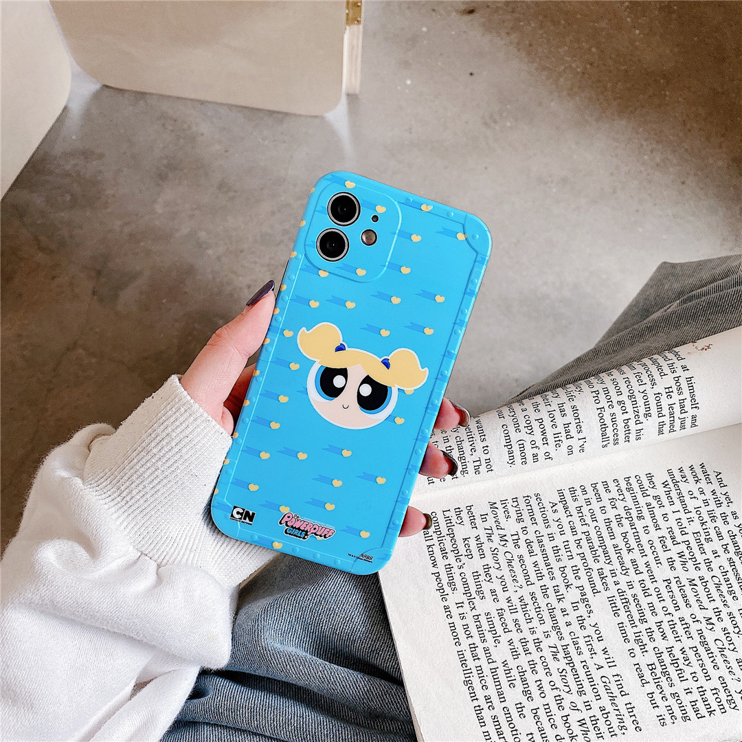 Ốp điện thoại từ nhựa mềm in hình Powerpuff Girls cho iPhone12 mini 11 PRO MAX 7/8plus SE2020 X/XS XR XSMAX | BigBuy360 - bigbuy360.vn