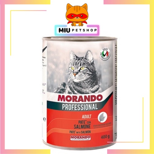 Pate cho mèo Morando, Pate cho mèo Ý lon 400gr nhiều vị