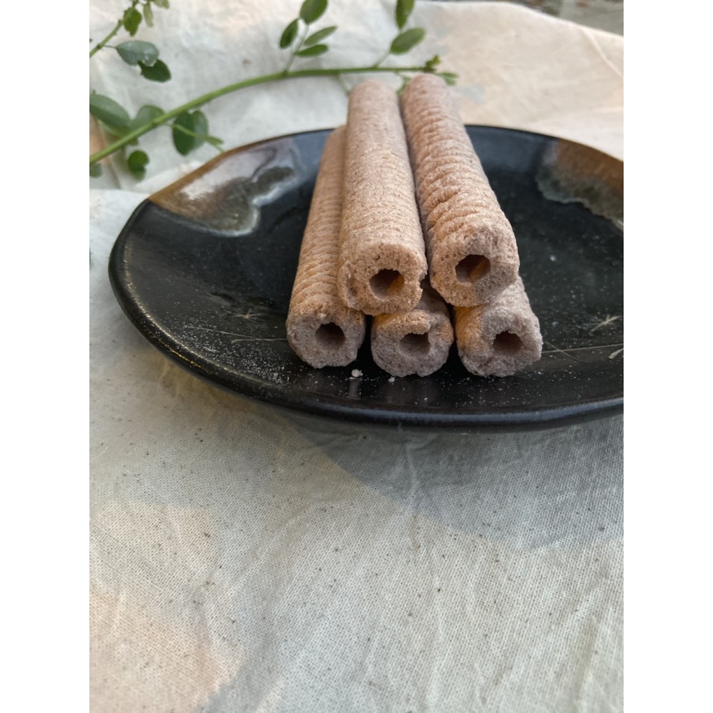 Bánh ống gạo lứt hạt sen