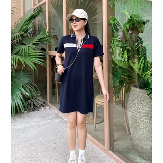 Đầm Suông Tommy chất liệu cao cấp 100% cotton co dãn thoáng mát hàng VNXK