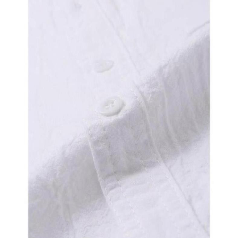 (NT) Áo Sơ Mi Nam Đũi Nhật Cổ Trụ (0) 2 88 | BigBuy360 - bigbuy360.vn