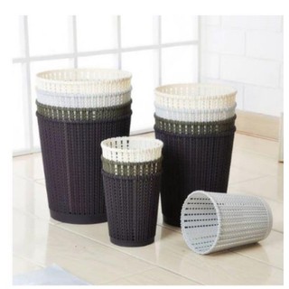 Giỏ mây đựng đồ giả mây nhựa Hàn Quốc