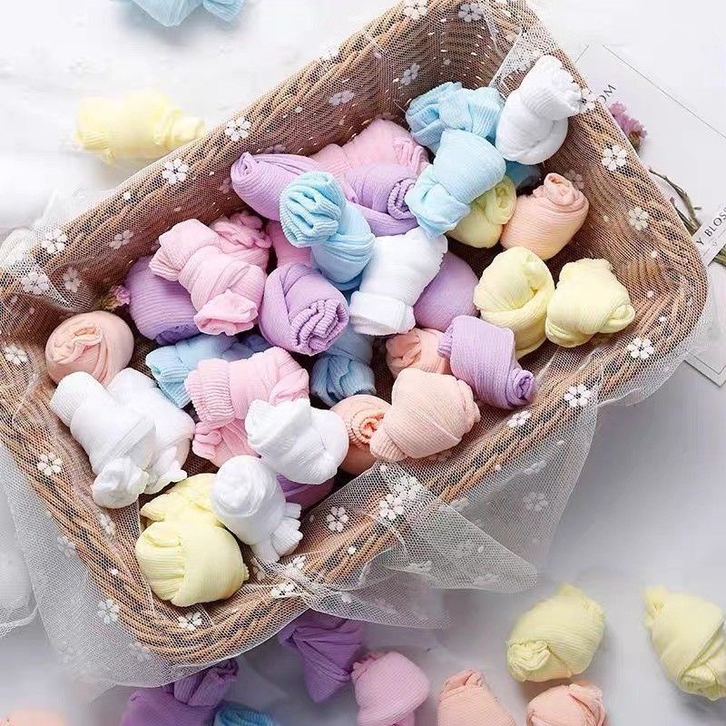Tất giấy tất kẹo cho bé từ 0-2 tuổi