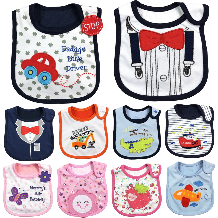 Yếm Tam Giác Cotton Có Thể Tái Sử Dụng Cho Bé