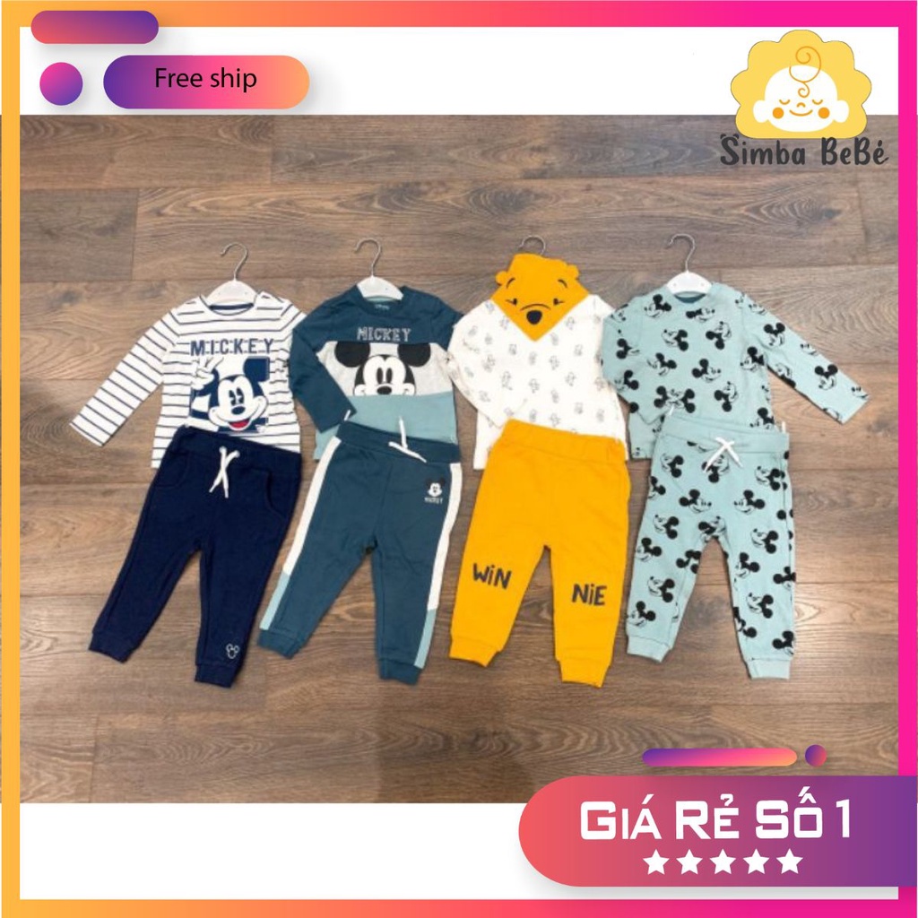 Bộ Disney C&A tqxk bé trai nhiều màu dư xịn cực xinh