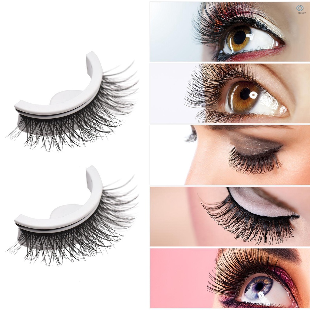 1 cặp lông mi giả 3D dài cong tự dính kèm hộp đựng tiện dụng
 | BigBuy360 - bigbuy360.vn