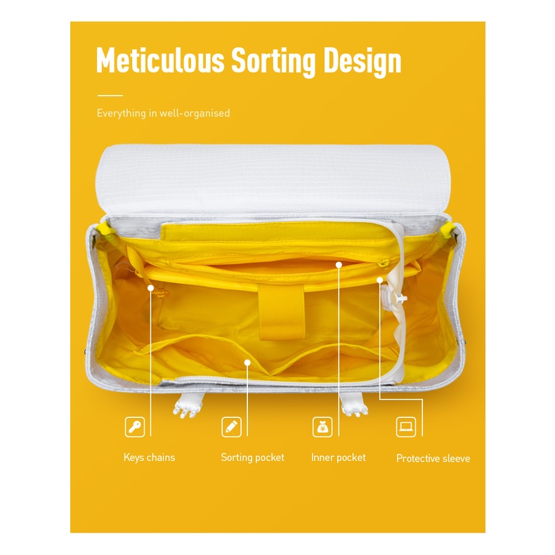 MAH Siro Ba lô cho phụ nữ Túi đựng máy tính xách tay Túi đi học sức chứa lớn