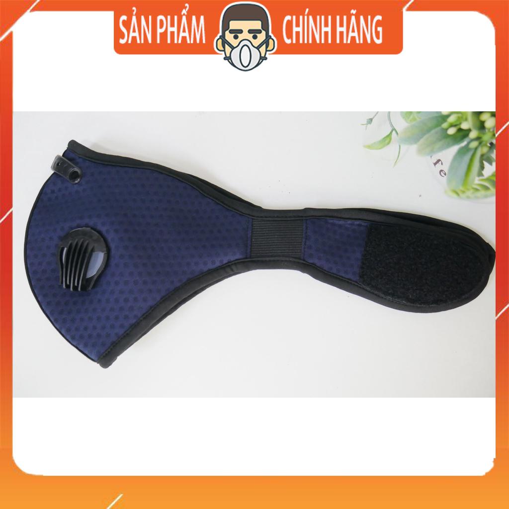 Khẩu trang cao cấp lọc bụi mịn pm2.5 dòng thể thao thoáng mát 2 van thở tái sử dụng