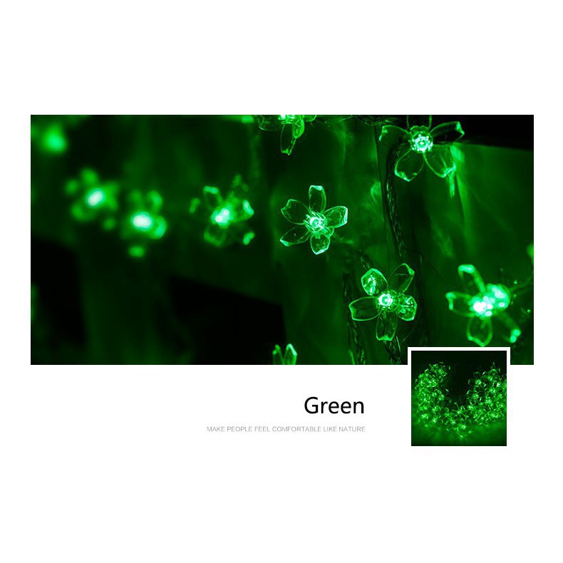 Dây đèn LED trang trí hình quả cherry 100 LED 10m thay đổi màu được
