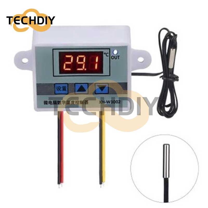 Bộ Điều Khiển Nhiệt Độ Kỹ Thuật Số Chuyên Dụng 12V 24V 110V 220V W3002 10A XH-W3002