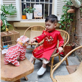 Set Áo Dài Truyền Thống Cho Bé Trai