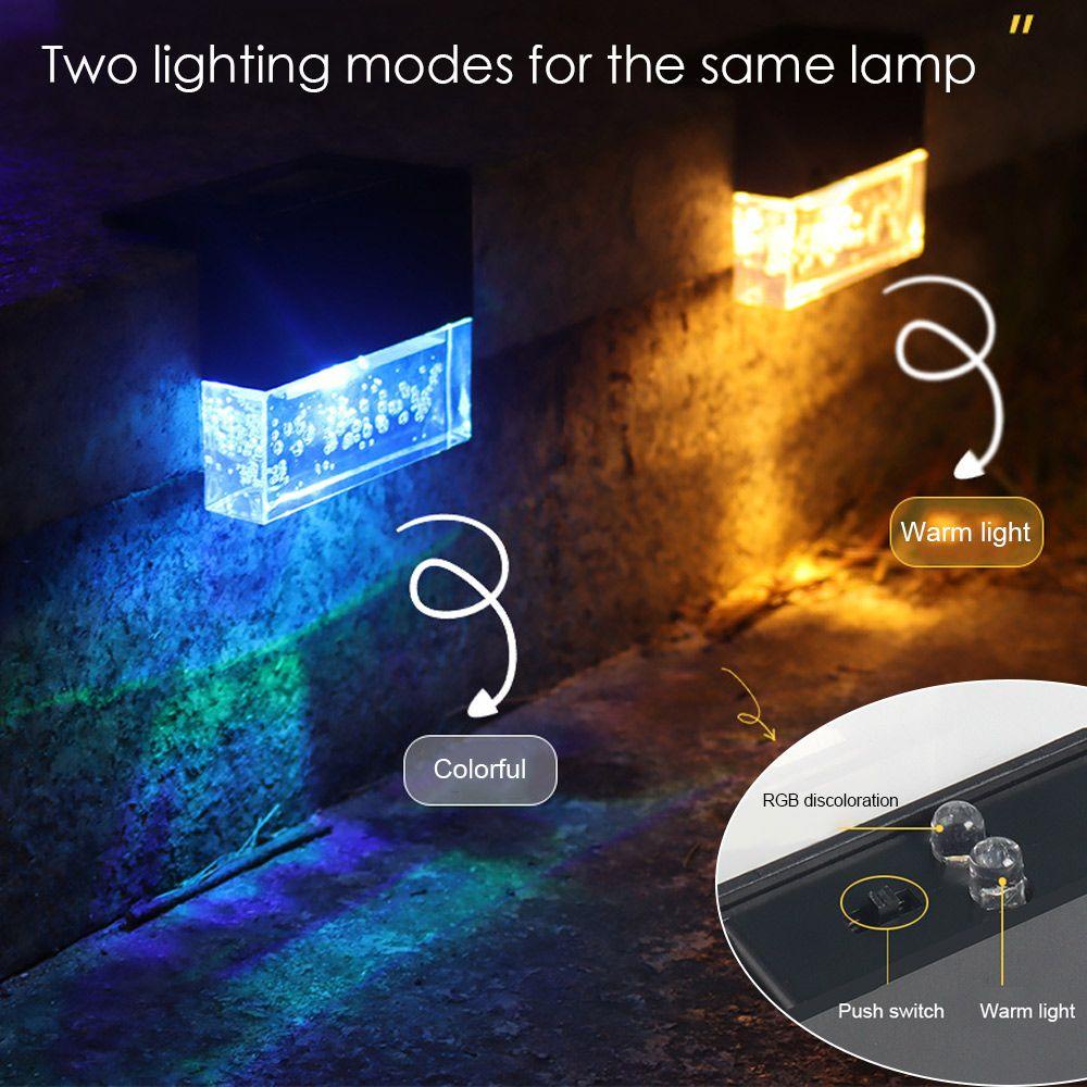 LAKAMIER Đèn LED Năng Lượng Mặt Trời Trang Trí Cầu Thang