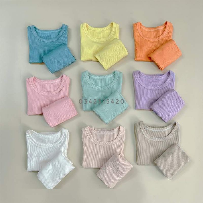 [PEEKABOO] Bộ Cộc Thun Tăm Quảng Châu Cao Cấp