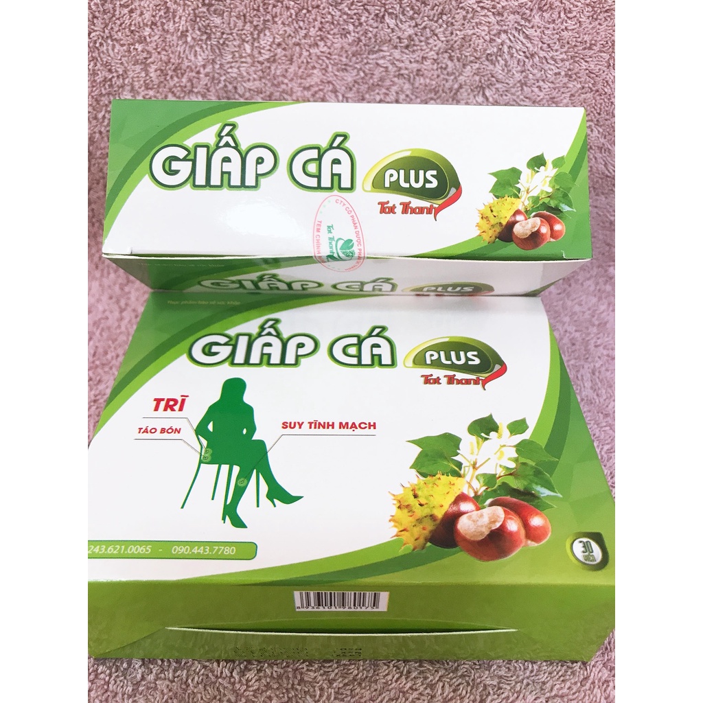 Viên uống Giấp Cá Plus -  Hộp 30 viên
