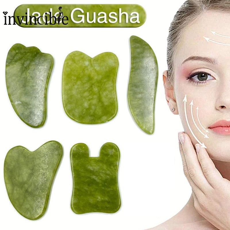 1 Dụng Cụ Cạo Mát Xa Mặt Và Cơ Thể Thư Giãn Bằng Resin Tự Nhiên