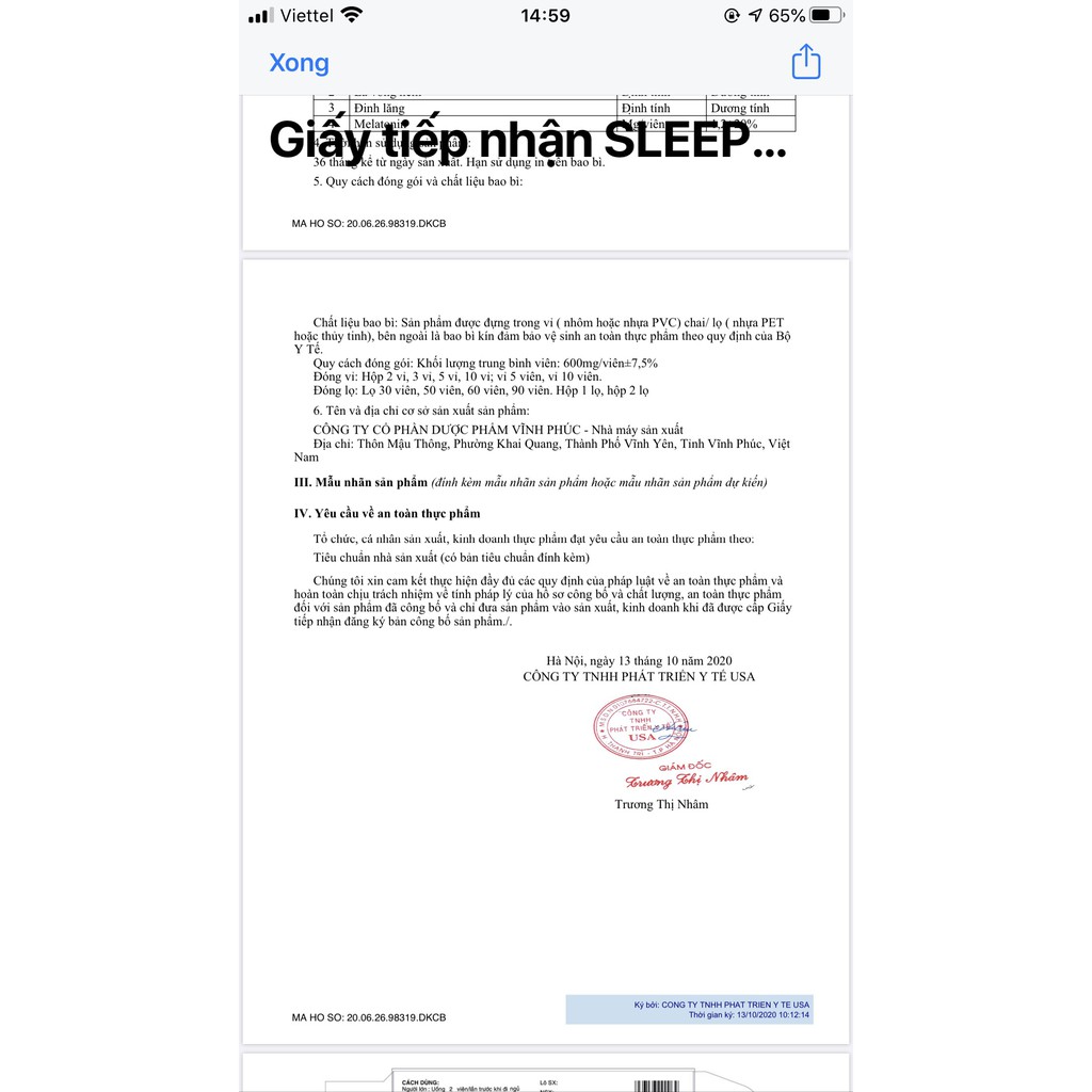 SLEEP HINEW - hỗ trợ giấc ngủ, giúp ngủ ngon và sâu giấc HỘP 30 VIÊN