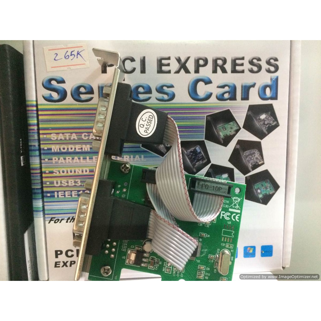 Card PCI Express ra 2 cổng Com RS232