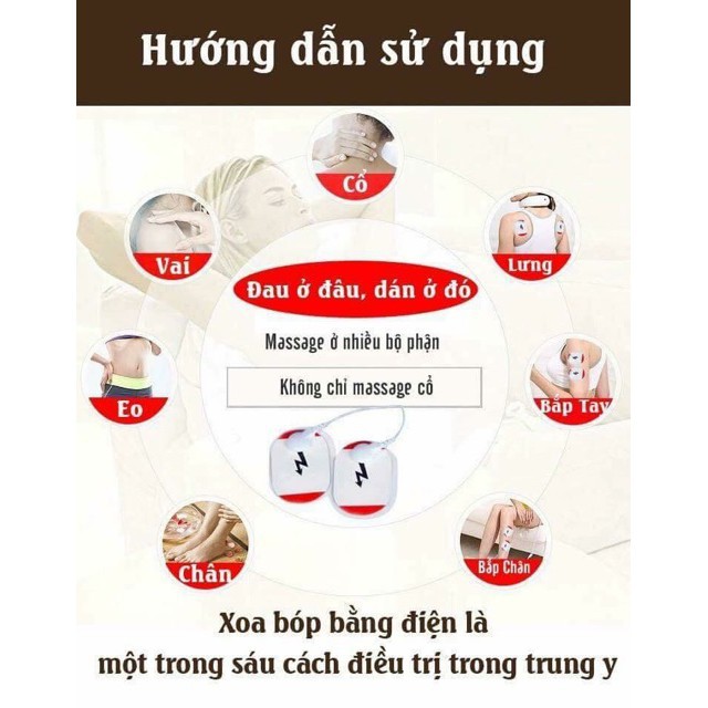 Máy massage cổ vai gáy trị liệu làm giảm đau cơ, thư giãn cơ thể l Máy massage cổ vai gáy, massage lưng chính hãng