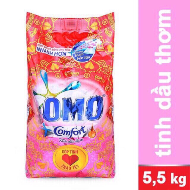 Bột Giặt Tay Omo 6kg/5,5kg Hương Comfort