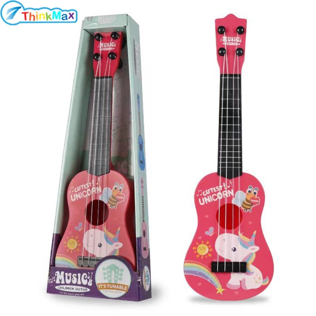 Thinkmax!!Đồ chơi đàn ukulele Thinkmax!!4 dây mini 16 inch độc đáo cho bé