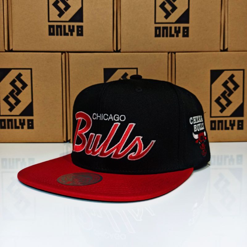 Mũ nón snapback Chicago Bulls Mitchell and Ness .