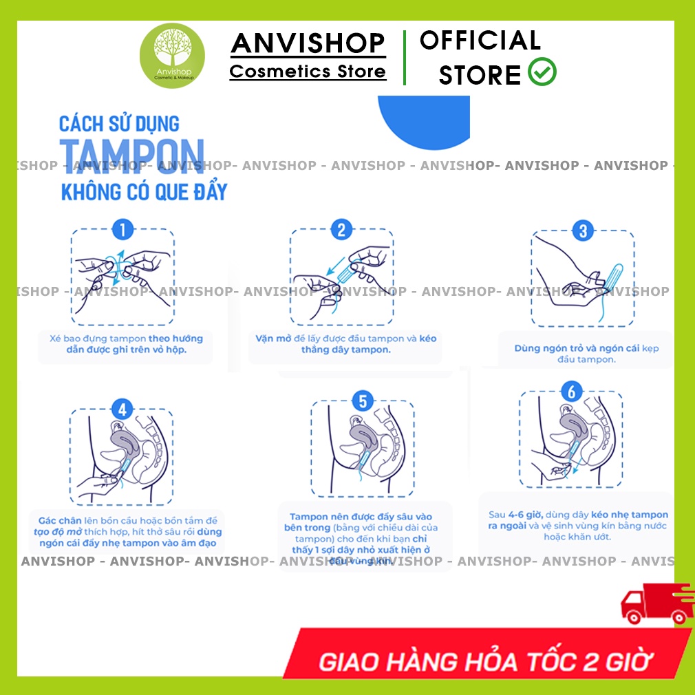 Băng vệ sinh Tampon Facelle đầy đủ size hàng Đức siêu mềm thấm hút cao - BĂNG VỆ SINH DẠNG NÚT- BVS